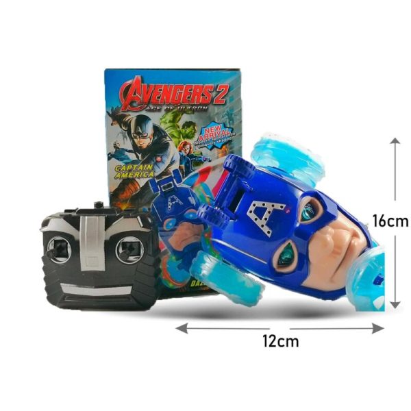 Carro Loco a Control Remoto Hulk Iroman Spiderman Capitan America