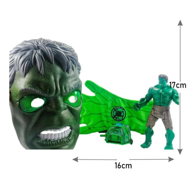 Mascara Iroman Spiderman Hulk Capitán América con Guante
