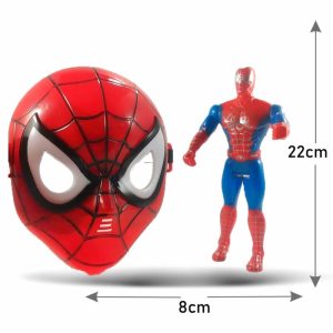 mascara pag spiderman-min Mascara Careta Iroman Spiderman Batman Capitán América con sonido