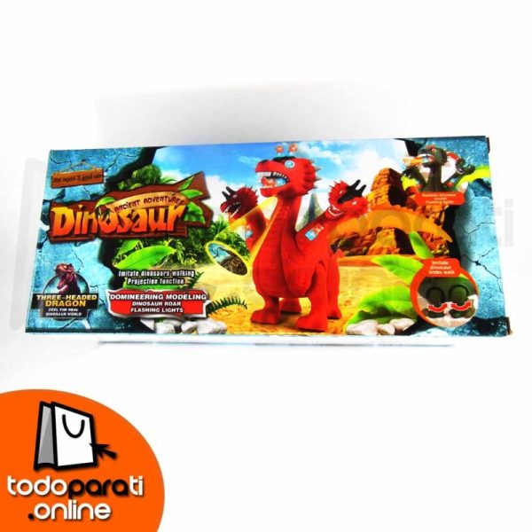 Dragón Tres Cabezas Rojo