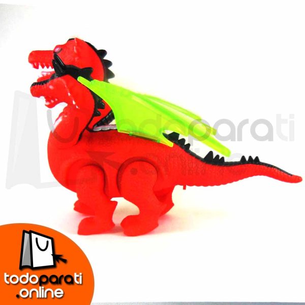 Dragón Tres Cabezas Rojo