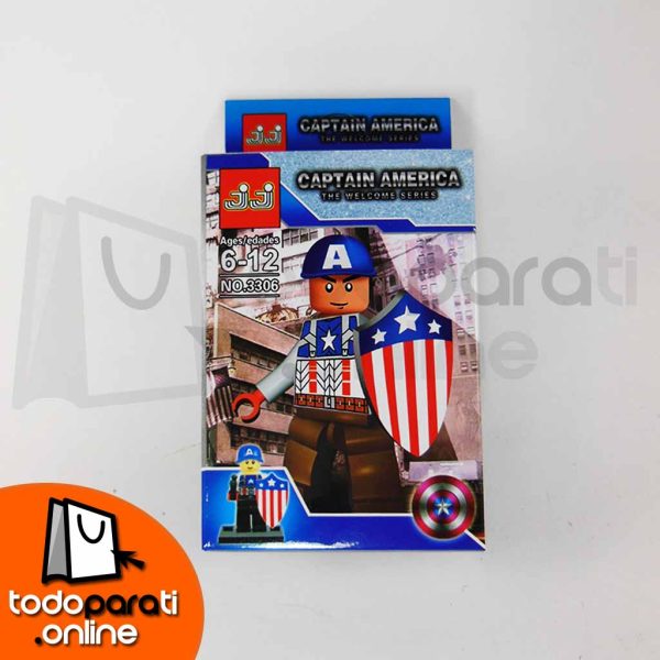 Figuras tipo Lego Capitán América