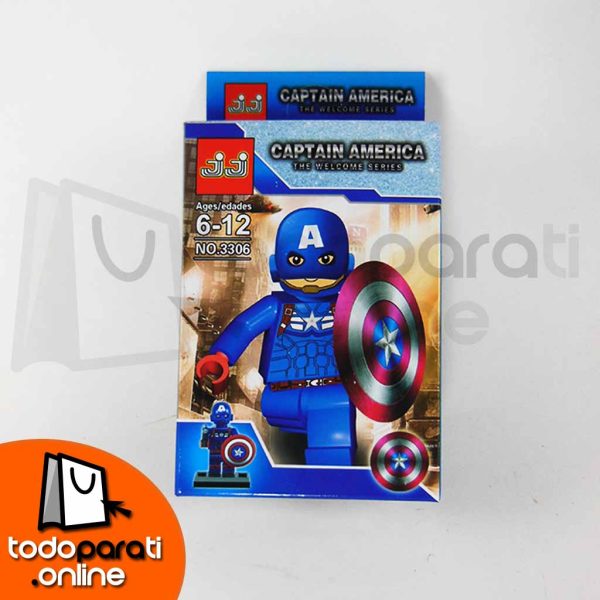 Figuras tipo Lego Capitán América