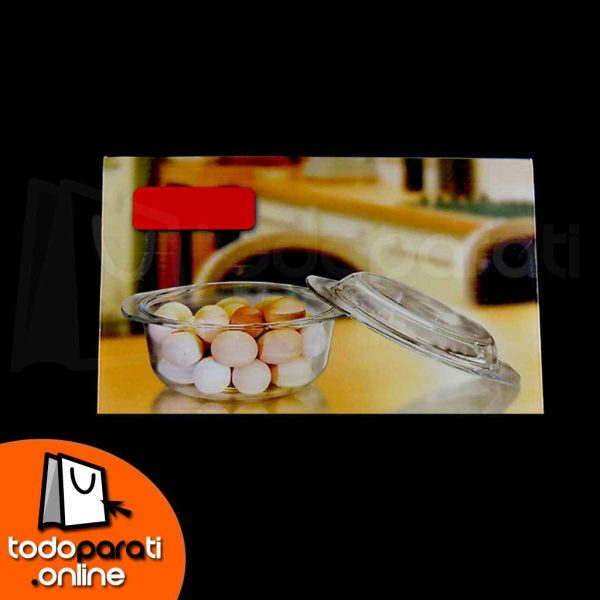 Cazuela Redonda de Vidrio 4