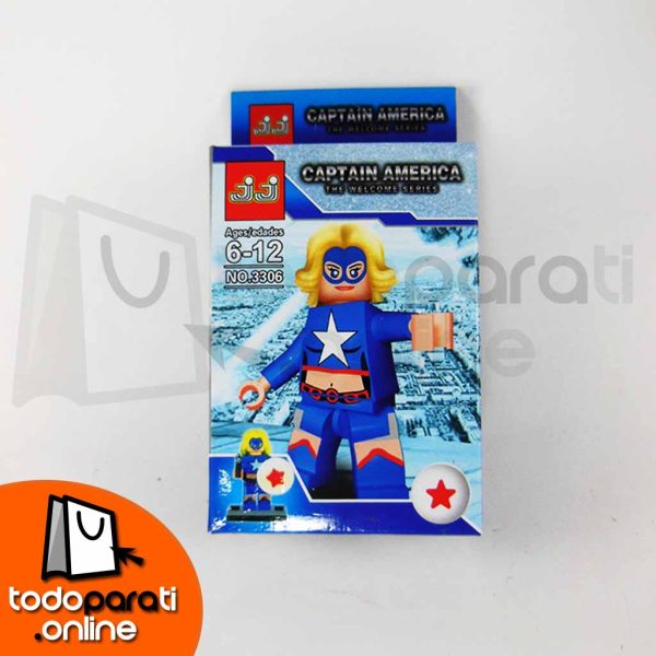 Figuras tipo Lego Capitán América