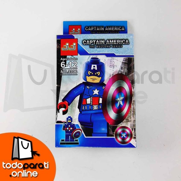 Figuras tipo Lego Capitán América