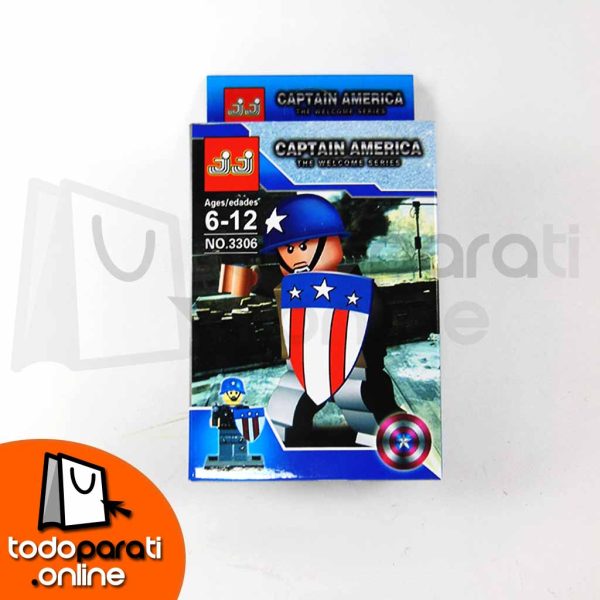Figuras tipo Lego Capitán América