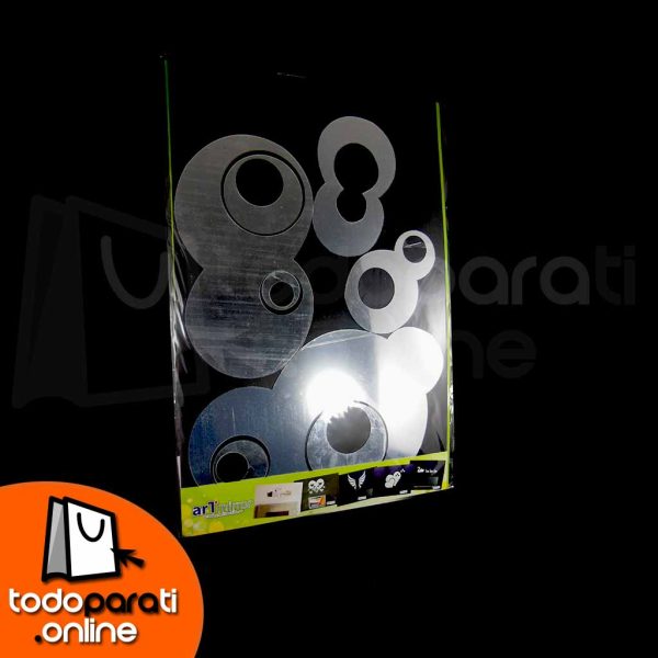 baza5 Espejo Acrílico Adherible de Figuras