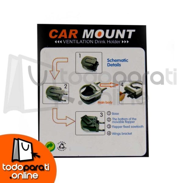 posavasos4 Porta Vasos para Carro