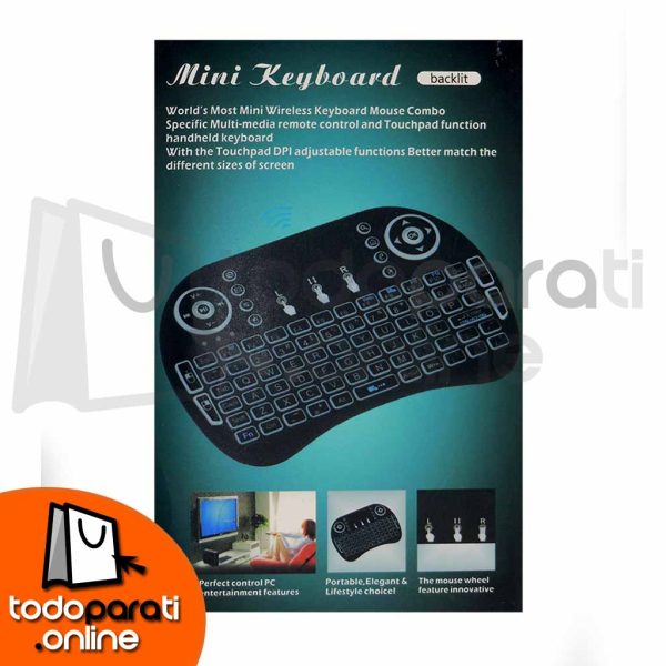 Mini Teclado con Touchpad MicroUSB