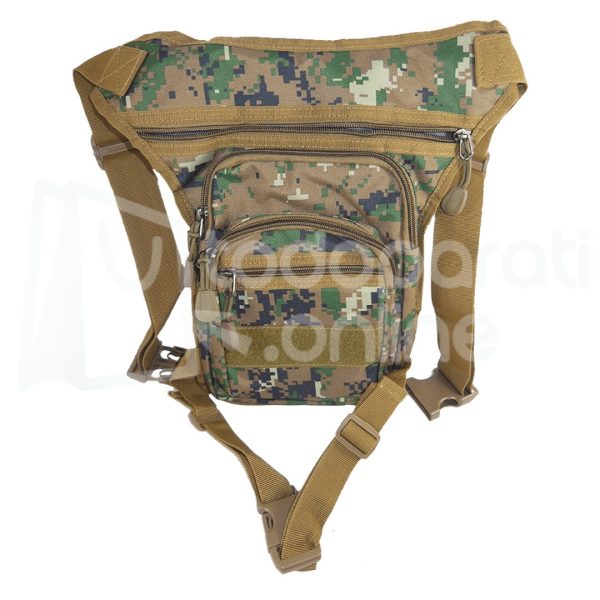 Bolso Táctico Cintura Y Pierna Camuflado Bolso Táctico Cintura Y Pierna Camuflado