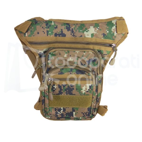 Bolso Táctico Cintura Y Pierna Camuflado Bolso Táctico Cintura Y Pierna Camuflado