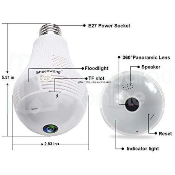 Bombilla Con Cámara Bombilla Con Cámara