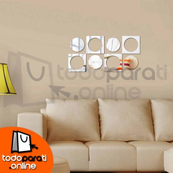 artmirror1 Espejo Acrílico Adherible de Figuras