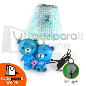 lampara1 Lamparas Decorativas para Niños y Niñas (Osos azules)