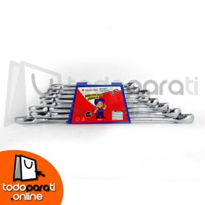 llave9 Kit Llave de Tuerca de boca mixta