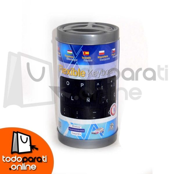 tecladoflexible1 Teclado Flexible De Silicon Usb