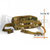 Riñonera Táctica Doble Camuflada-2 Bolso Tipo Riñonera Táctica Doble