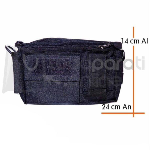 Riñonera Táctica Doble Negra-3 Riñonera Táctica Doble Negra