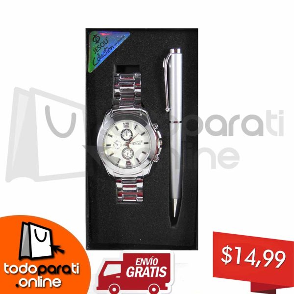 Kit 2 en 1 Reloj + Pluma
