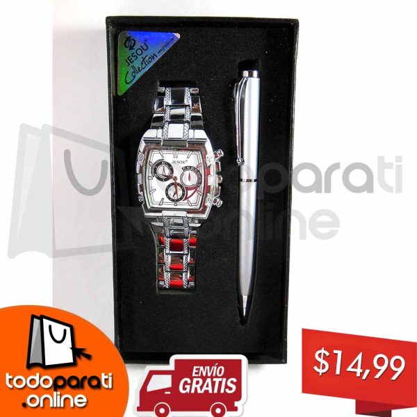 Kit 2 en 1 Reloj + Pluma