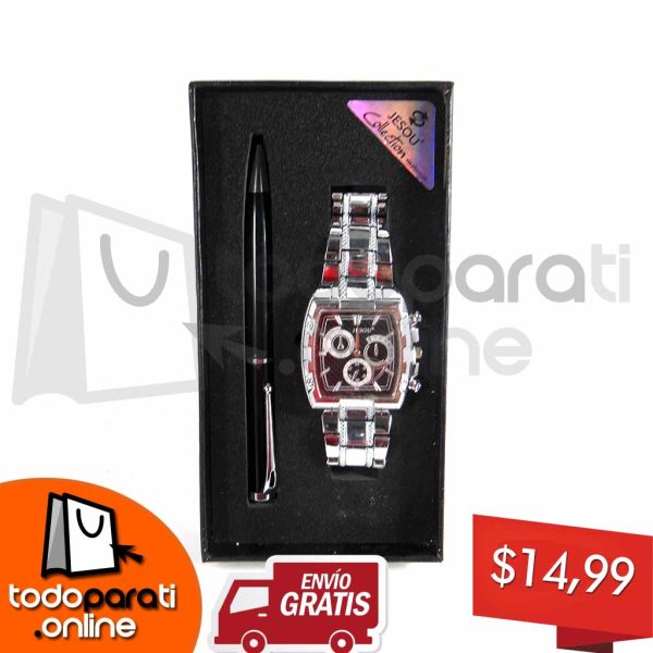Kit 2 en 1 Reloj + Pluma