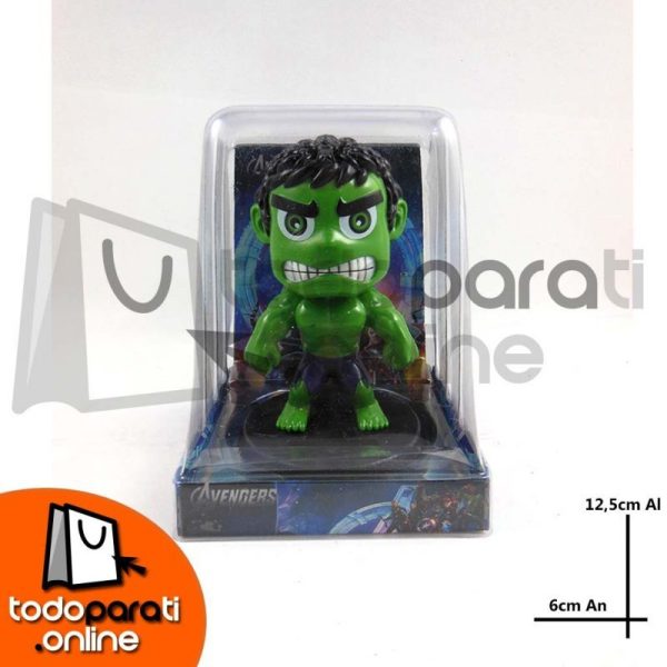 muñeco head shaking hulk Super Heroe de los Vengadores