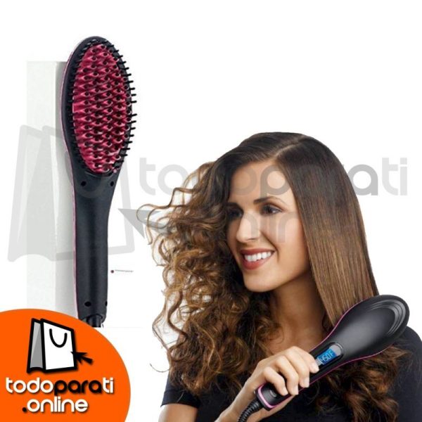 Cepillo de Alisado Punta Cerámica the brush that straightens hair!