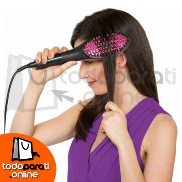 Cepillo de Alisado Punta Cerámica the brush that straightens hair!