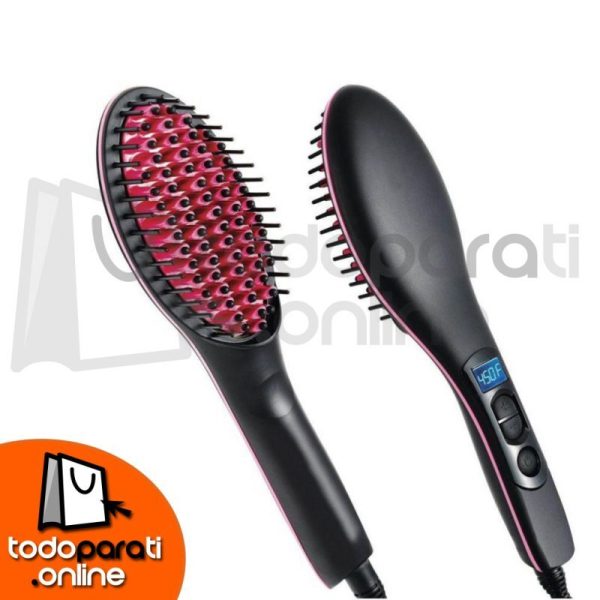 Cepillo de Alisado Punta Cerámica the brush that straightens hair!