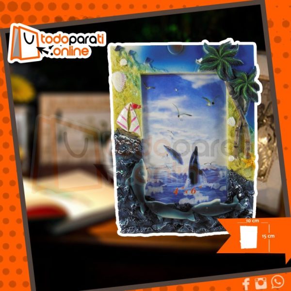 Modelo a web Marco de Fotos de peces