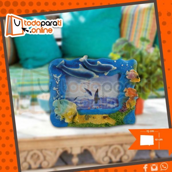 Modelo c web Marco de Fotos de peces