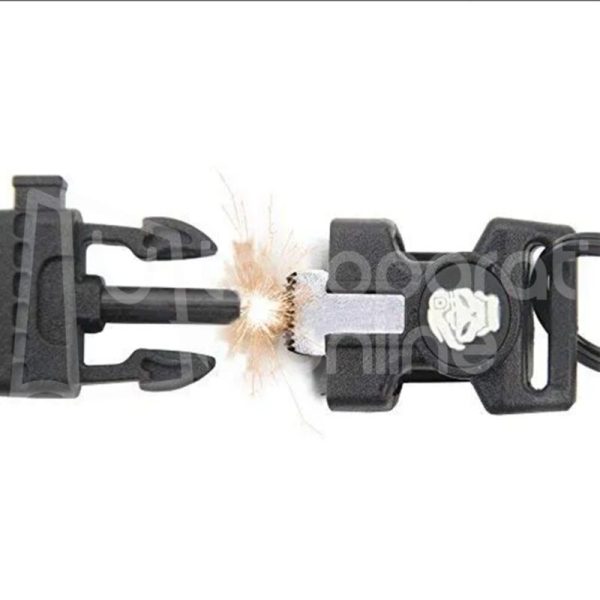 LLAVERO TACTICO PARACORD 550 LB CON BRUJULA4 Llavero Táctico PARACORD 550 LB Con Brújula