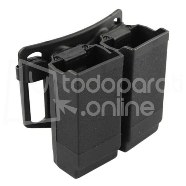 Porta Cargador Doble Rígido Para Fornitura Cartucho Cinturón3 Portacargadores Doble Funda